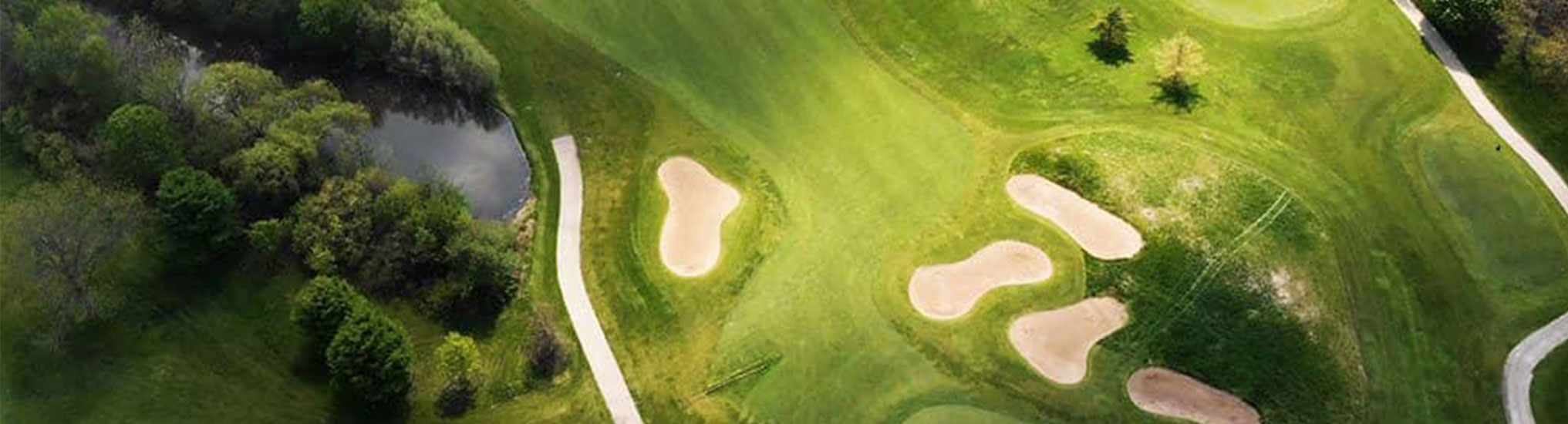 Aerial view of Village Links Golf Course