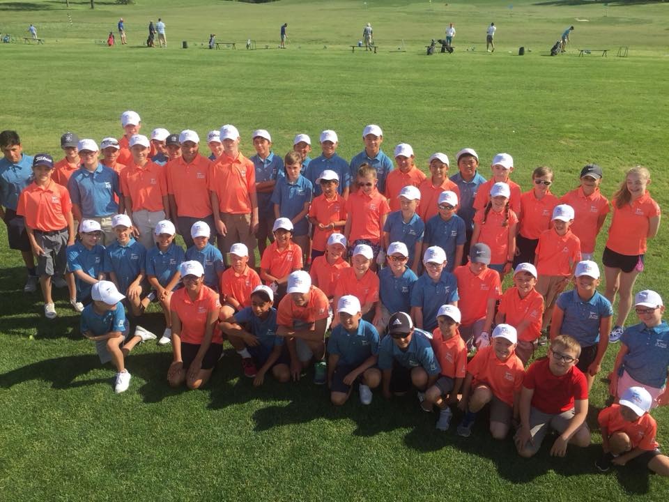 Group of junior league participants